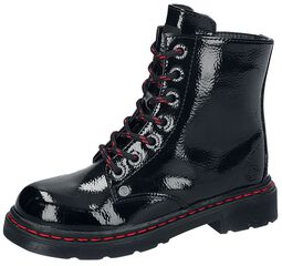 Patent PU Black Boots
