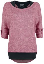 Cuddly Loose, RED by EMP, Long-sleeve Shirt