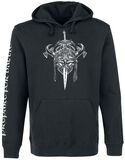 Skull Viking Hoddie, Black Premium by EMP, Hooded sweater