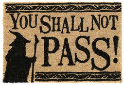 You Shall Not Pass!, The Lord Of The Rings, Door Mat