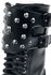 Black Boots with Studded Buckles