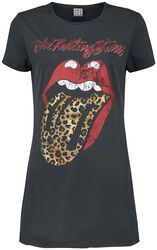 Amplified Collection - Leopard Tongue, The Rolling Stones, Short dress