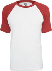 Raglan Contrast Tee, RED by EMP, T-Shirt