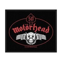 Parche Tejido Motörhead Ace Of Spades - Parche Alargado Para Coser En Chaquetas O Mochilas - 100% Poliéster