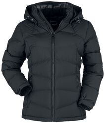 Black Winter Jacket with Quilting