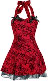Red Flocking Mini Dress, H&R London, Short dress