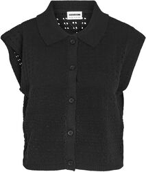 NMVega S/L Polo Knit Cardigan FWD, Noisy May, Short-sleeved Shirt