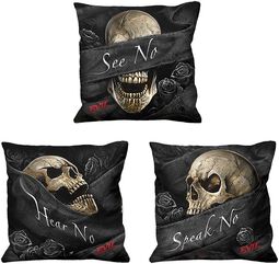 See No Evil set of 3, Spiral, Pillows