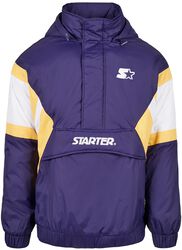Starter Color Block Half Zip Retro Jacket, Starter, Between-seasons Jacket