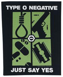 Just Say Yes, Type O Negative, Back Patch