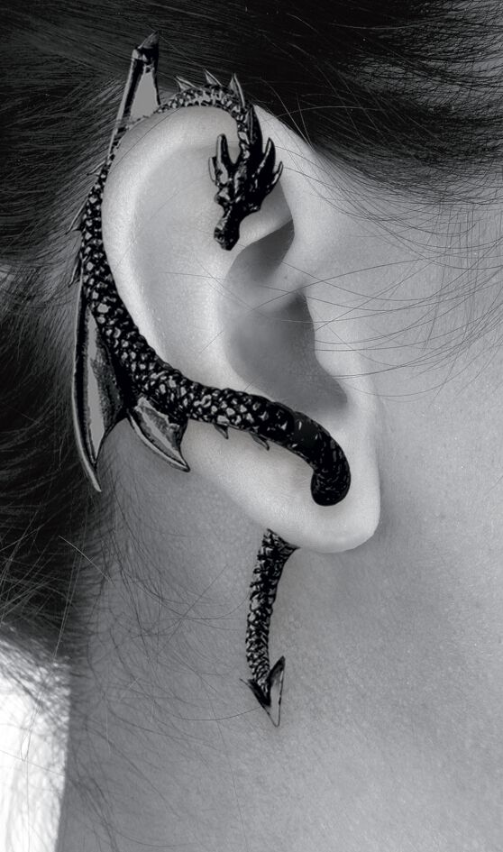 The Dragon Lure | Alchemy Gothic Ear Studs | EMP