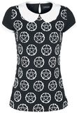 Pentagram Shirt, Gothicana by EMP, T-Shirt