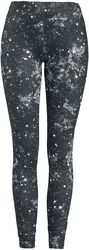 Black Leggings with Galaxy Print