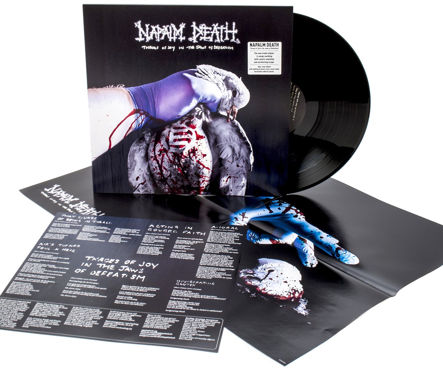 Throes of joy in the jaws of defeatism Napalm Death LP EMP