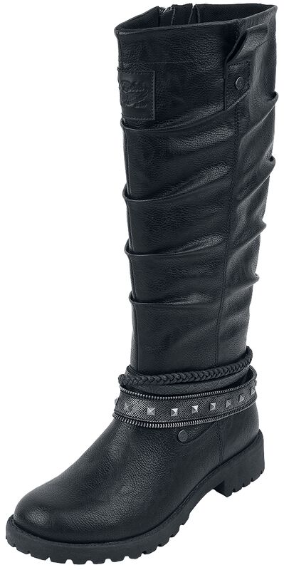 Boots with Straps and Studs