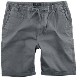 Grey Fabric Shorts, RED by EMP, Shorts