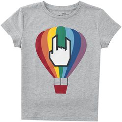 Kids’ t-shirt with balloon and rock hand, EMP Stage Collection, T-Shirt