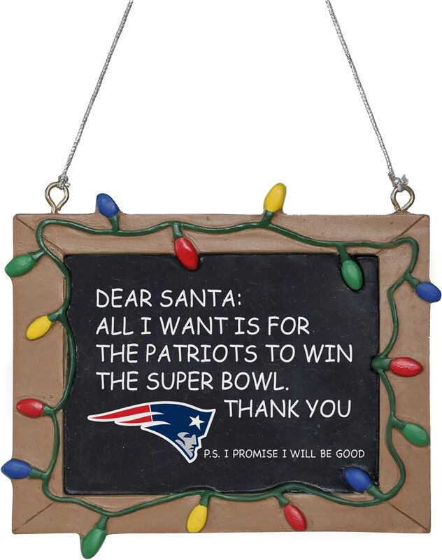 New England Patriots - Blackboard sign