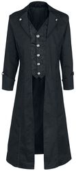 Dark Brocade Coat, Altana Industries, Army Coat