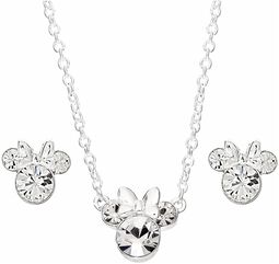 Minnie Mouse - Necklace and ear studs, Mickey Mouse, Necklace