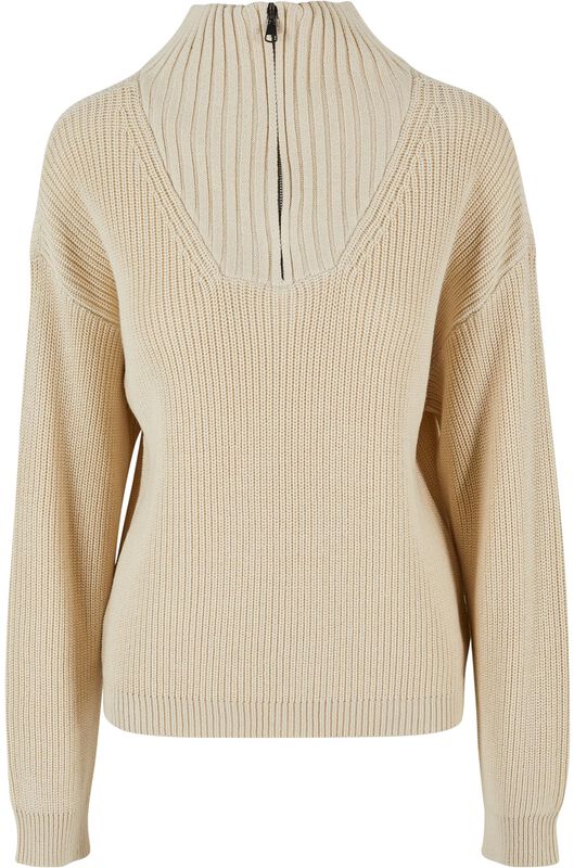 Ladies’ oversized knit Troyer