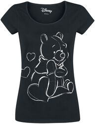Sketchy Pooh, Winnie the Pooh, T-Shirt