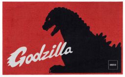 Silhouette, Godzilla, Door Mat