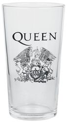 Crest, Queen, Beer Glass