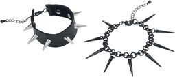 Spikes, Gothicana by EMP, Bracelet Set