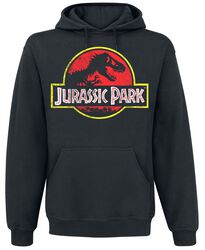 Distressed Logo, Jurassic Park, Hooded sweater