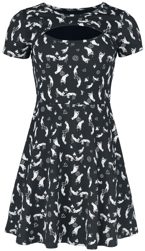 Dress with all-over print