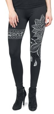 Leg Warmers with Lacing and Buckles | Gothicana by EMP Kniekousen Leg Warmers with Lacing and Buckles | Gothicana by EMP Kniekousen