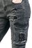 Distressed cargo trousers