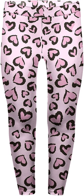 Pink Leopard With Hearts