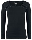 Here To Stay, Black Premium by EMP, Long-sleeve Shirt