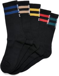 Set of five logo socks, Urban Classics, Socks