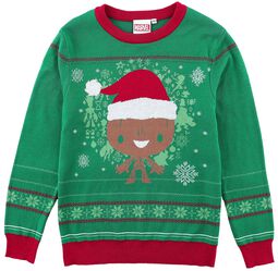 Kids - Christmas Groot, Guardians Of The Galaxy, Sweatshirt