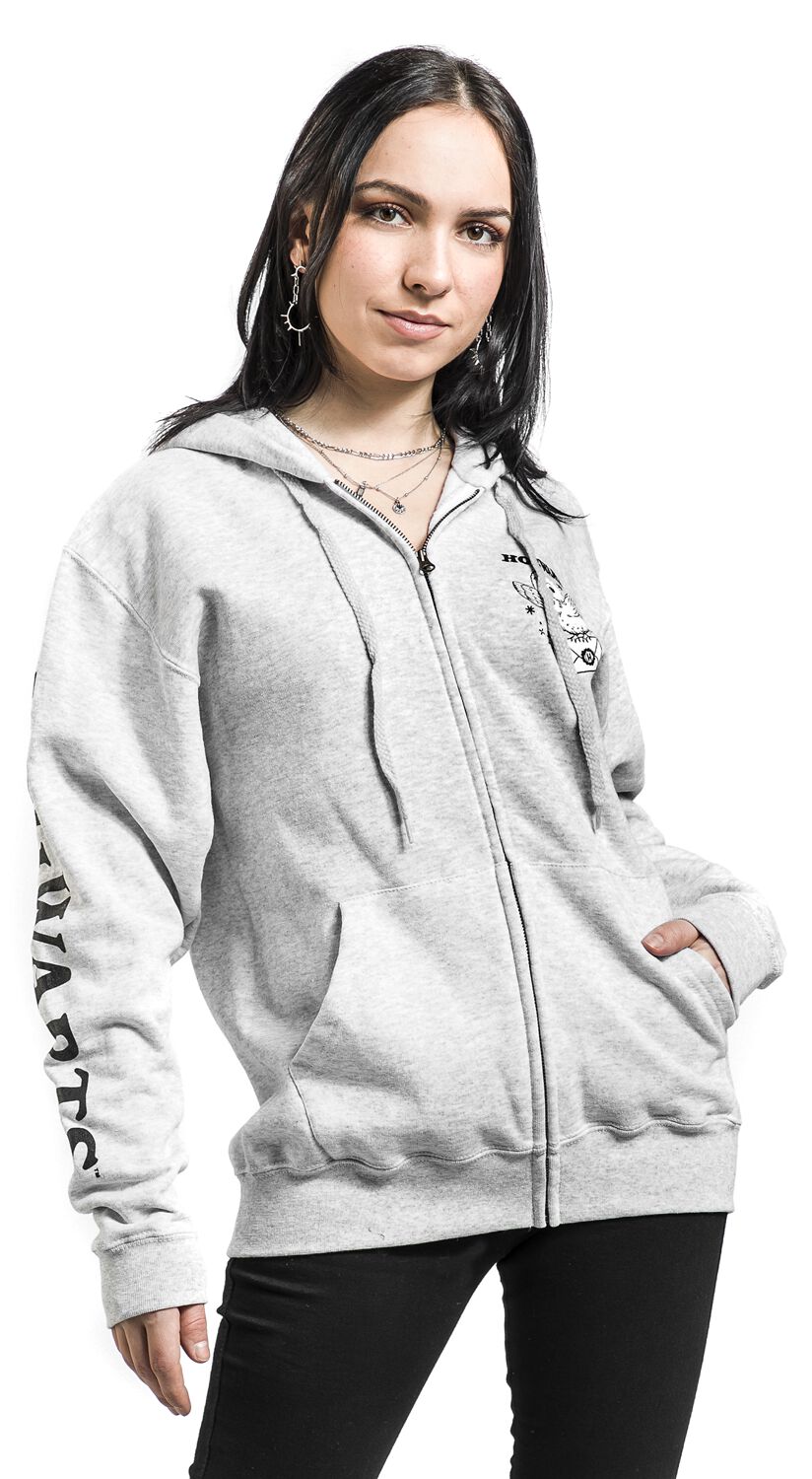 Harry Potter "Waiting For My Letter To Hogwarts" Women's Cropped Long Sleeve T-Shirt - Grey, Size Large
