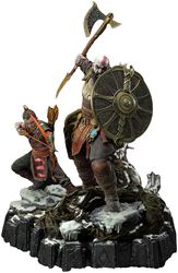 Kratos and Atreus - The Valkyrie Armor Set, God Of War, Statue