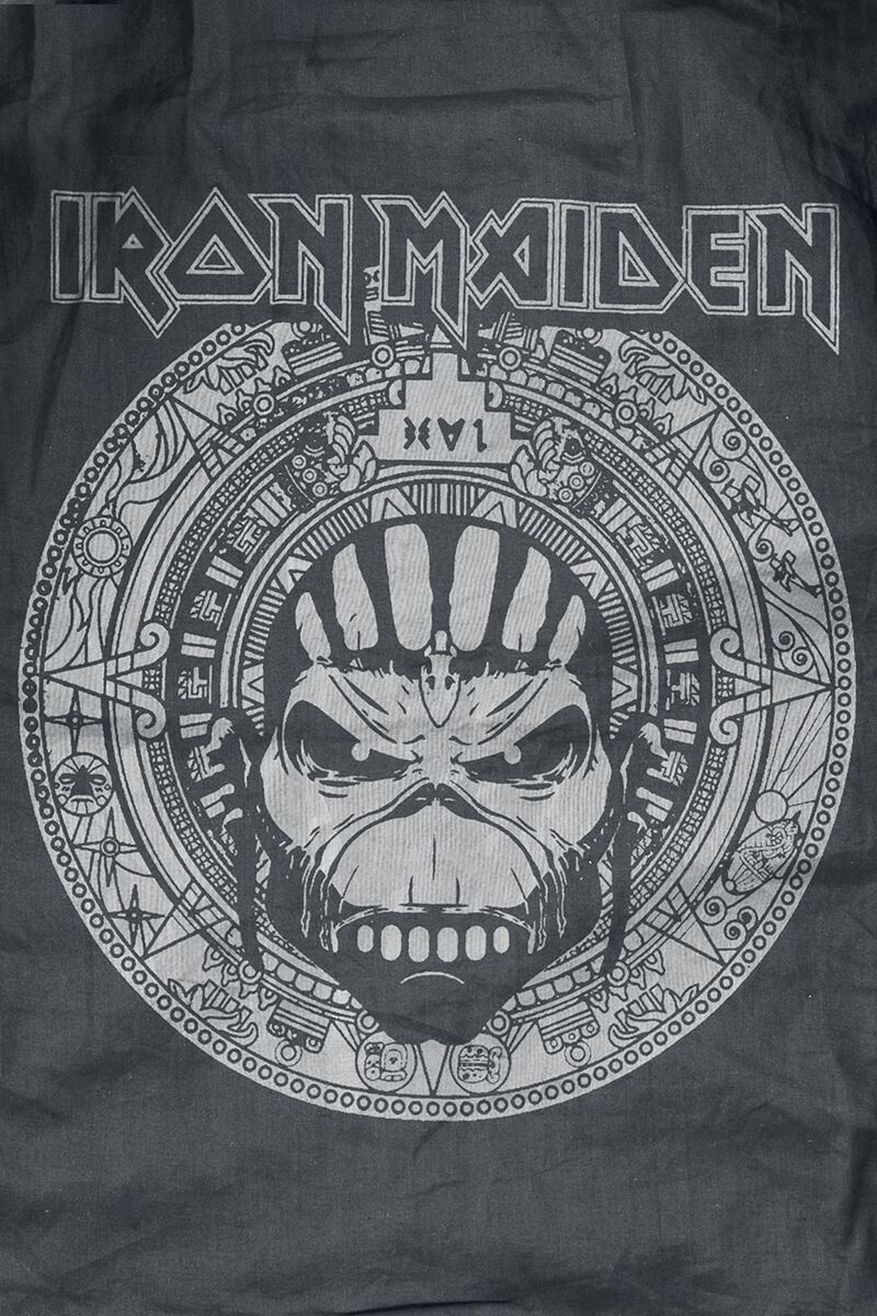 Iron Maiden The Book Of Souls Official Band T-Shirt - Black Logo Tee