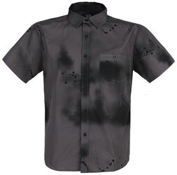 Short-sleeved shirt with airbrush effect, RED by EMP, Short-sleeved Shirt