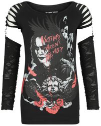 Gothicana X The Crow long-sleeved top, Gothicana by EMP, Long-sleeve Shirt
