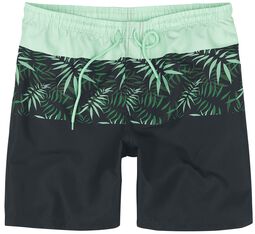 Swim Shorts With Palm Trees, RED by EMP, Swim Shorts