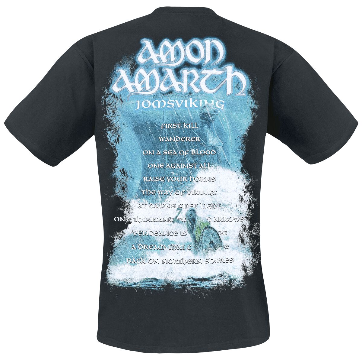 T-Shirt Viking Loups Valknut 3XL - Asatru Thor Marteau Amon Amarth - Noir