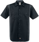 Two Tone Work Shirt, Dickies, Short-sleeved Shirt