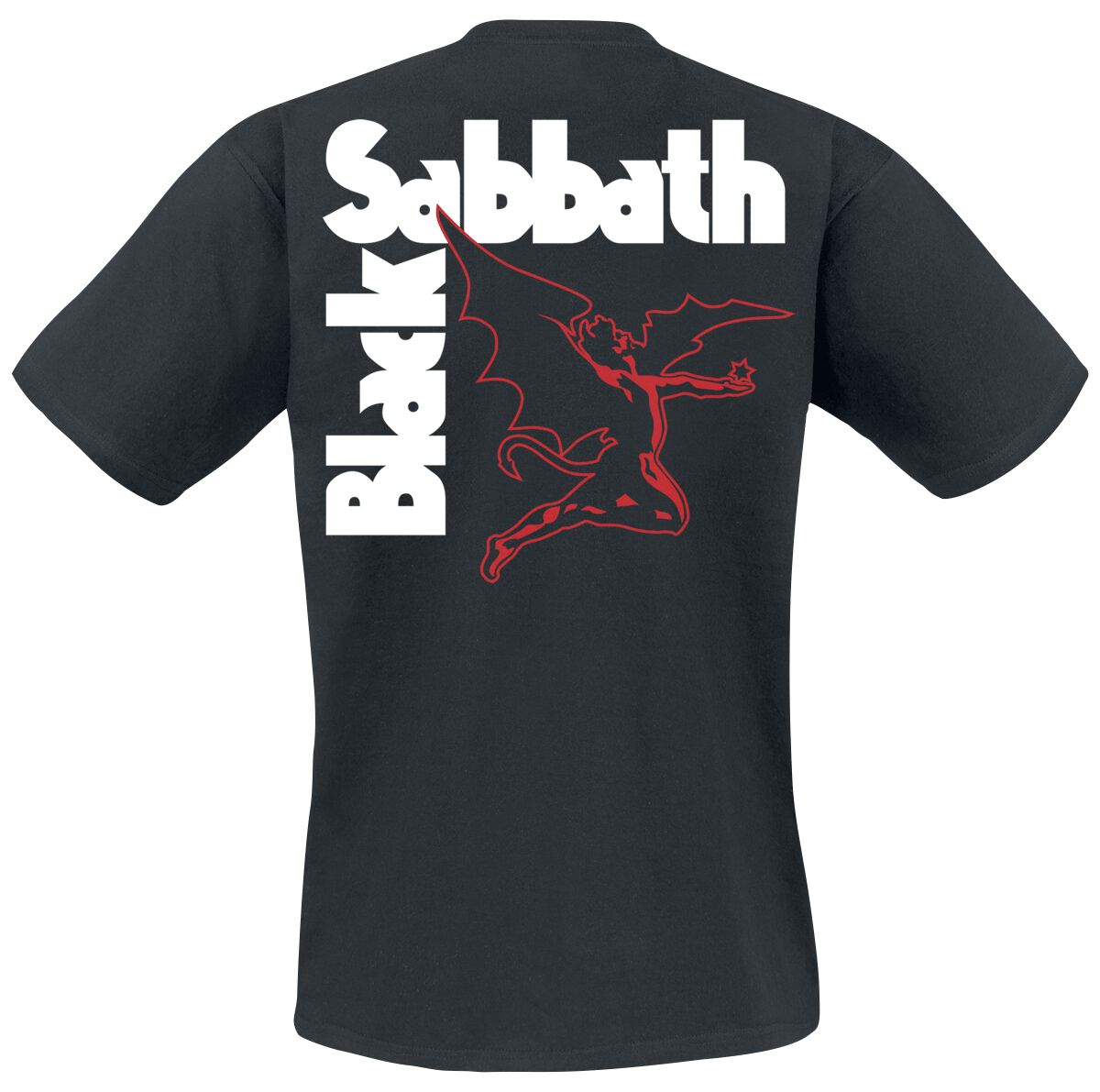 Black Sabbath U.S. Tour '78 Homme T-Shirt Manches Courtes Noir S 100% Coton Regular/Coupe Standard