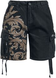 Shorts with decorations, Black Premium by EMP, Shorts