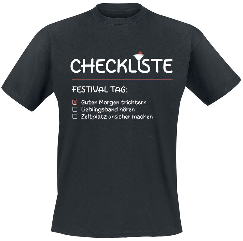 Checklist Slogan Festival Checklist | Slogans T-Shirt | EMP