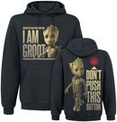 2 - Groot - Button, Guardians Of The Galaxy, Hooded sweater