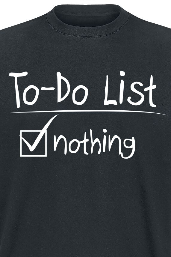 To Do List T Shirt Emp